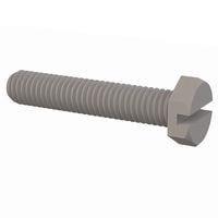 Essentra Components 011032X100 Hex Slotted Hex Slotted Screw, #10-32 Thread, 1 in Lg
