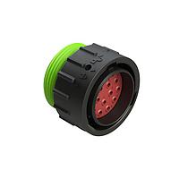 Amphenol SINE Systems AHDP06-24-16PN-WTA Connectors Size 24 plug, 16 positions, pin, standard arrangement, normal seal, wide thread adapter