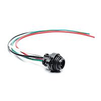 Amphenol Tuchel CA0161G113010 DC Power Cords Ecomate 4 Position (3 +PE) Male Receptacle, 14AWG Leads, UL1015 , 1 Meter