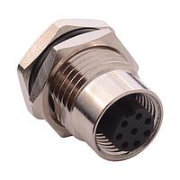 NorComp 860-008-213R004 Connectors M12 8 Pos F Pan mnt thru hole