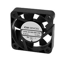 Same Sky (formerly CUI Devices) CFM-4010B-250-195 Axial dc axial fan, 40 mm square, 10 mm, 24 Vdc, ball, 5000 RPM, 4.22 CFM