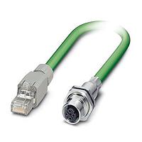 PHOENIX CONTACT 1416158 Ethernet Cables / Networking Cables VS-IP20-M12FSBP- 93B-LI/2,0