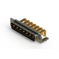 EDAC 629-24W7650-4T3 Mixed Contact D-Sub Connectors Right-angle Power Combo D-Sub Connector