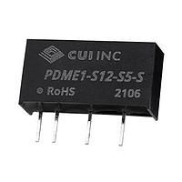 CUI Inc PDME1-S12-S9-S Isolated 9 Vdc, 0.111 A, 1 W, 10.8 - 13.2 Vdc Inp