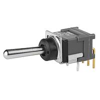 NKK Switches B15AH Toggle Switches SPDT .394 BAT RT ANGLE