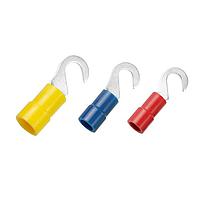 KS Terminals HVY2-5 Hook Vinyl, Molded Easy Entry Hook, 16-14 AWG, #10