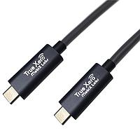 Mobix Labs 299USH31CCMM003MCU07 USB USB 3.2 10G C/C Male/Male AOC cable, 60W power delivery