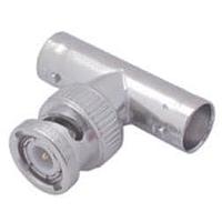 HUBER+SUHNER 43_BNC-75-0-1/133_NE RF Adapters - Tee  BNC plug(m), jack(f), jack(f)