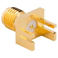 Amphenol RF 132430 PCB Connectors SMA ENDLNCH RCP FLATTAB .047PC