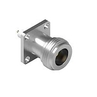 Wurth Elektronik 60412422241505 Connectors WR-NTYPE N Type Straight Round Post Exposed PTFE Panel Jack 4-Hole
