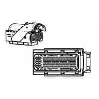 AMP Connectors - TE Connectivity 284743-2 Housings 94 POS CONNECTOR COVER