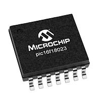 Microchip Technology PIC16F18023-E/ST Microcontrollers 3.5KB Flash, 128EE, 256B RAM, 10b ADC, PWM, CCP, HLT, WDT, PPS, EUSART, SPI/I2C