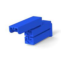 AMP Connectors - TE Connectivity 172075-6 Tab Housing POSITIVE LOCK 3P BLUE