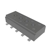 Samtec CLT-105-02-L-D-TR Sockets Low Profile Dual-Wipe Socket