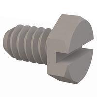 Essentra Components 011024X031 Hex Slotted Hex Slotted Screw, #10-24 Thread, 5/16 Lg