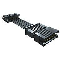 Samtec TFSS-25-28-H-12.00-S Rectangular Cable Assemblies .050" Tiger Eye(TM) Single Row Discrete Wire Cable Assembly