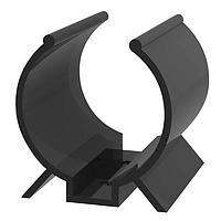 Essentra Components VM-1030 Cable Mounting & Accessories Clip,Screw Mnt,Black,2-1/4 in Hold