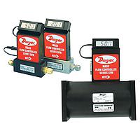 Dwyer GFM-2104 Gas Mass Flow Meter, LCD, Straight Tube, NIST Traceable, Accurate Flow (316 Stainless Steel, 100 ml/min, ± 1 %, 1/4 in, Compression Fitting)