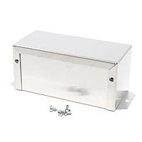 Hammond Manufacturing 1411FBKU Utility Utility Enclosure - 5.0 x 2.2 x 2.2" - Unfinished Aluminum w /Flanges