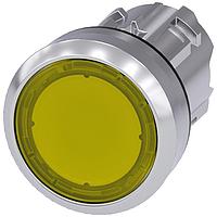 SIEMENS A6X30141006 Flat Button ILLUMINATED PUSHBUTTON. YELLOW