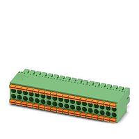 PHOENIX CONTACT 1790263 Plugs 18 Pos 3.5mm Dbl Row Plug 24-16AWG Sprin