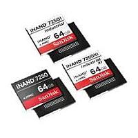 SanDisk SDINBDG4-16G-ZAT eMMC Flash Drives 16GB iNAND 7250 Auto  5.1 -40 to 105C