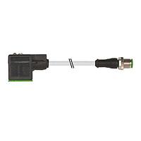 Murrelektronik 7000-40881-2160300 Sensor Cables / Actuator Cables M12 MALE 0 / MSUD VALVE PLUG FORM A 18MM, PVC 3X0.75 GRAY, 3m