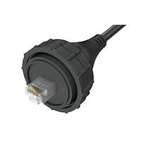 Samtec SCPE-G-02.00-BC-O-NP Ethernet Cables / Networking Cables AccliMate(TM) IP68 Sealed Circular Ethernet Cable Plug Assembly