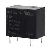 Same Sky (formerly CUI Devices) PR29-3V-S-450-1A Power Relay 18.4 x 10.2 x 15.5 mm, 3 V, 10 A, SPST (1 Form A)