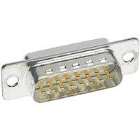 HARTING 09642217240 Plug 15P MALE SOLDER CUP 3900 pf/ THRU HOLE