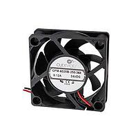Same Sky (formerly CUI Devices) CFM-6020B-250-368-20 DC Axial Fan dc axial fan, 60 mm square, 20 mm, 24 Vdc, ball, 5000 RPM, 19.05 CFM, TS