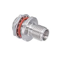 Johnson / Cinch Connectivity Solutions 134-1001-421 RF Adapters - Between Series SMA Jack to MMCX Jack Bulkhead Adapter, IP68