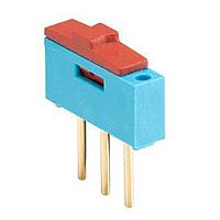 Same Sky (formerly CUI Devices) MSS-102559-14A-D Miniature Slide Switch Slide Switch, 10 x 2.5 x 5.9 mm, 1.4 mm Raised Slide actuator,TH