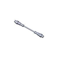 Amphenol LTW M12A05ML-12AML-PBA05 Sensor Cables / Actuator Cables Circular Metric Connector MPronto-12 (M12 Push Pull), A Code, Metal, 4A, 05 pins, Male Connector, Male Contact, Straight-to-Straight, Overmolded Double Ended, Length 500mm, IP68 Mated