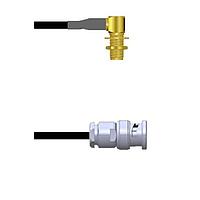 Amphenol Custom Cable Q-2P00J0003018i RF Cable Assemblies SMA-RJB/BNC-SP G174 18I