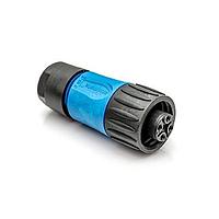 Amphenol Tuchel C016 20D003 100 10 Connectors 3+PE FEM STRT BLUE SCREW SILVER CONTACT