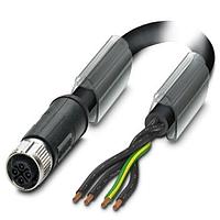 PHOENIX CONTACT 1408845 Sensor Cables / Actuator Cables SAC-4P-5,0-PUR/ M12FSSPE