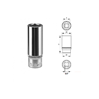 Yato YT-5106 Hexagonal deep socket 1-1/8"