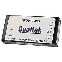 Qualtek Electronics QPDD10-48D15 Switching Power Supplies 15V 0.33A 10W DCDC DUAL OUTPUT