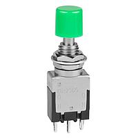 NKK Switches EB2065-BF Light Touch Switches SPDT ON-ON 3A WHITE CAP GRN BEZEL