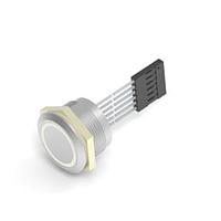 Alcoswitch - TE Connectivity 2342836-7 Pushbutton Switches AVC22M Flat AIO RGB R 500mm/1x6