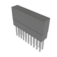 Samtec ESQ-110-24-L-D Sockets Elevated Socket Strip