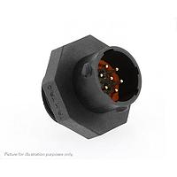 Eaton Souriau-Sunbank UTS710E7PM16 Receptacles Plastic threaded receptacle, without backshell, with 7 male solder contacts, IP68/69K in unmated conditions