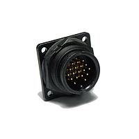 Amphenol LTW DC-04PMMP-LS7001 Standard Circular Connector Ceres, Large Size, Plastic, 20A, 04 pins, Male Connector, Male Contact, Square, 2 Points Lock, PCB 180, Receptacle, IP67