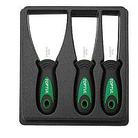 Toptul JGAT0301  - 3PCS Stainless Steel Putty Knife Set
