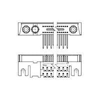 AMP Connectors - TE Connectivity 531819-3 Headers & Wire Housings MINI BX PIN ASSY 36 POS RA