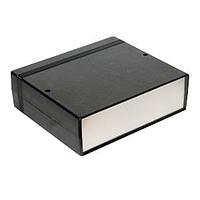 Hammond Manufacturing 1598DBK Instrument FR ABS w/Alum. Ends 7.1x8.11x2.52" Black