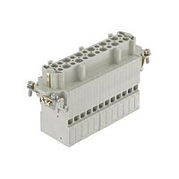 HARTING 09330242758 Heavy Duty Power Connectors Han 24ESS female cage clamp with 8 bridging relay contacts