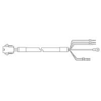 Delta Electronics, Inc. ACS3-CAPF2105 Power Cable Power Cable, High Flex, 5M for A2/B2/B3 Series F40-F80 Motors with or w/o brake, 6-Pin Plastic IP20 connectors, 230V or 400V