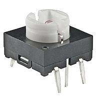 NKK Switches JB15LPC Tactile Switches SPST ILLUM RD NO CAP